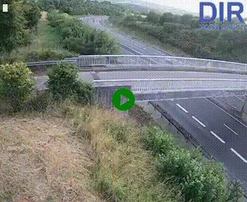 Webcam sur A84 à hauteur de Pont-Farcy, au niveau du pont autoroutier sur la Vire, au sud de Saint-Lô