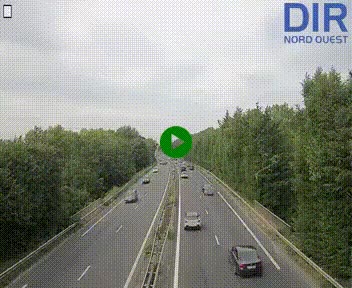 Webcam sur le périphérique de Caen (N814) à l'est de la ville, à Mondeville hauteur de la sortie 2, Presqu'île-Rives de l'Orne, au bout de l'autoroute A13