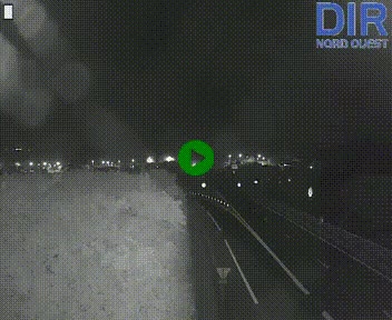 Webcam au début de l'A84 sur le périphérique Ouest de Caen (N814) à hauteur de la sortie 9, Porte de Bretagne