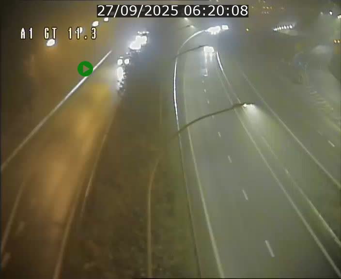 Traffic live webcam Luxembourg Senningerberg - A1 direction Allemagne - BK 11.3