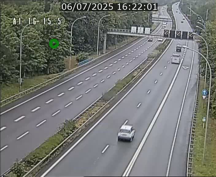 Traffic live webcam Luxembourg Munsbach - A1 direction Luxembourg - BK 15.5