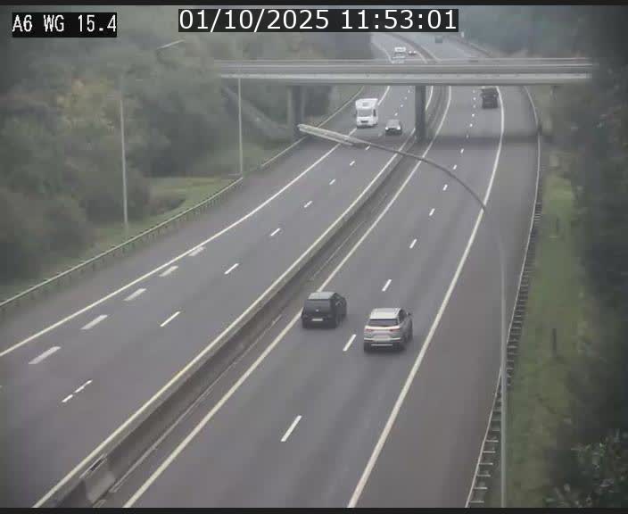 Traffic live webcam Luxembourg Capellen - A6 - BK 15.4 - direction Luxembourg/France/Allemagne