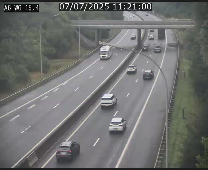 Traffic live webcam Luxembourg Capellen - A6 - BK 15.4 - direction Luxembourg/France/Allemagne