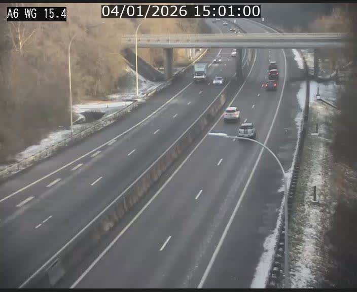 Traffic live webcam Luxembourg Capellen - A6 - BK 15.4 - direction Luxembourg/France/Allemagne