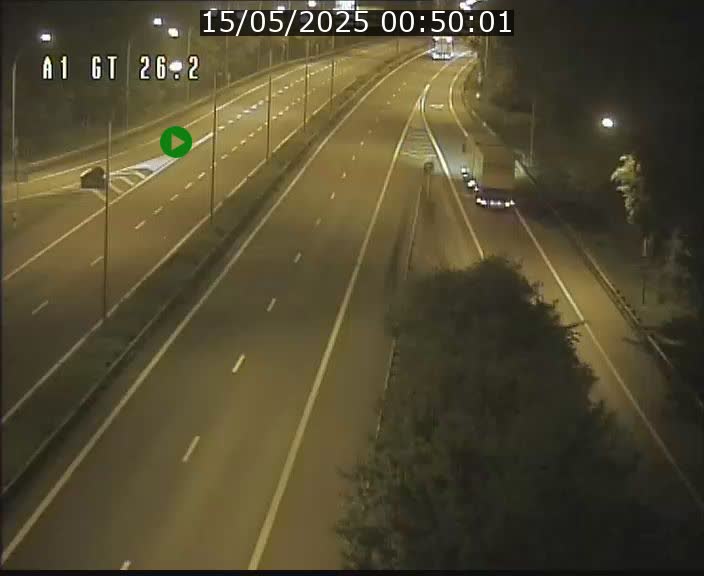 Traffic live webcam Luxembourg Grevenmacher - A1 direction Allemagne - BK 26.2