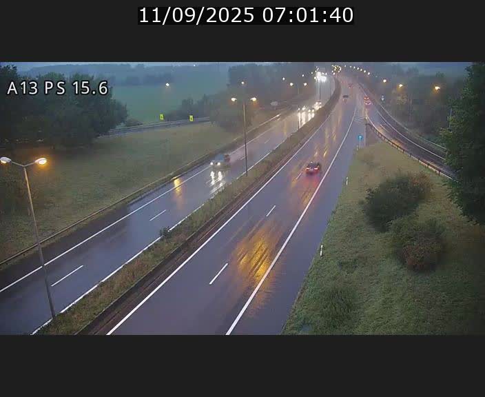 Traffic live webcam Luxembourg Kayl - A13 direction Dudelange - BK 15.6