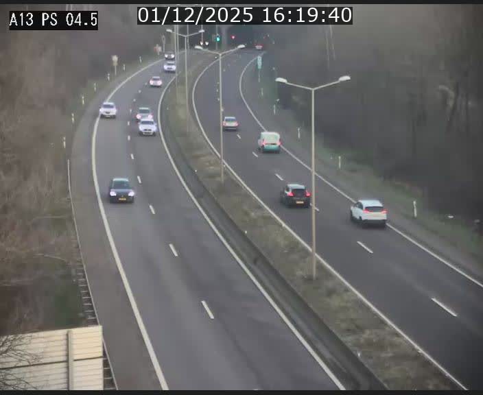 Traffic live webcam Luxembourg Differdange - A13 direction Esch-sur-Alzette - BK 4.5