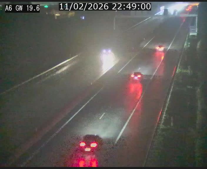 Traffic live webcam Luxembourg - Steinfort - A6 - BK 19.6 - direction Belgique