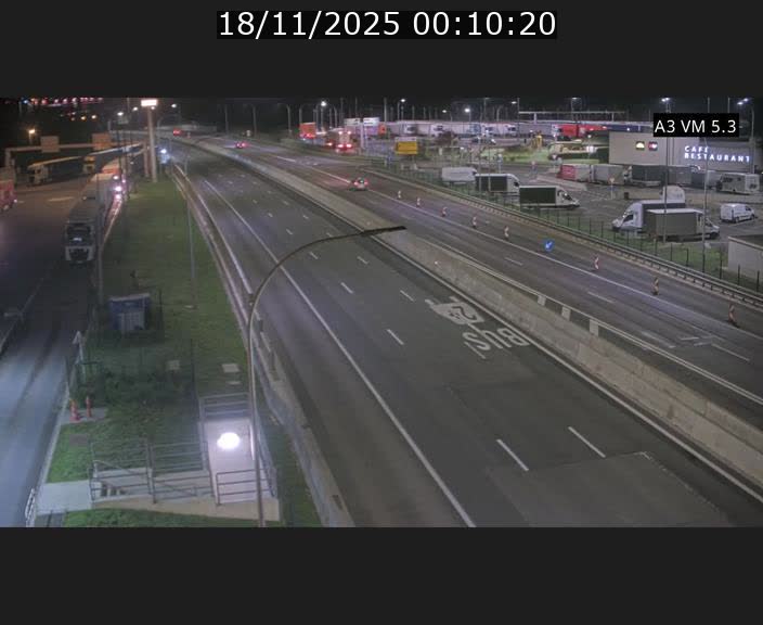 Traffic live webcam Luxembourg Aire de Berchem - A3 - BK 5 - direction France