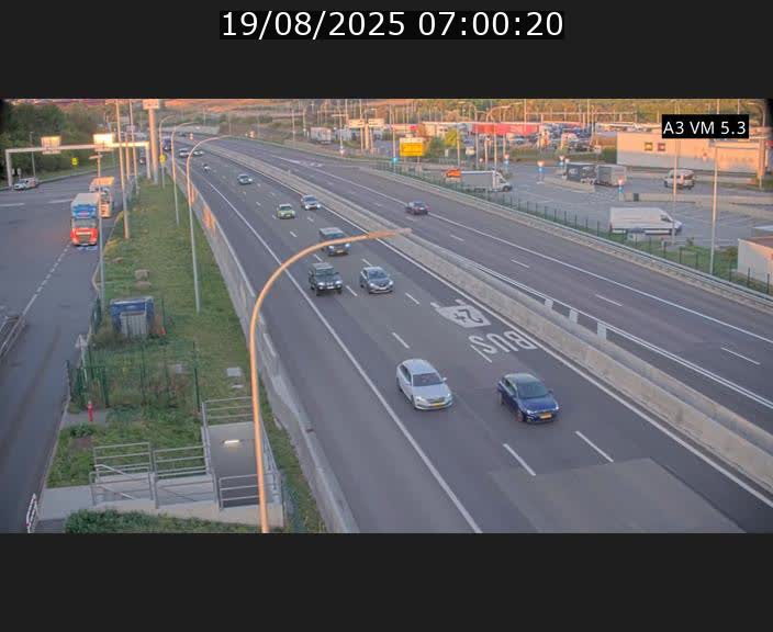 Traffic live webcam Luxembourg Aire de Berchem - A3 - BK 5 - direction France
