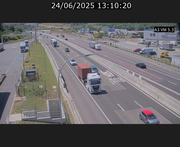 Traffic live webcam Luxembourg Aire de Berchem - A3 - BK 5 - direction France