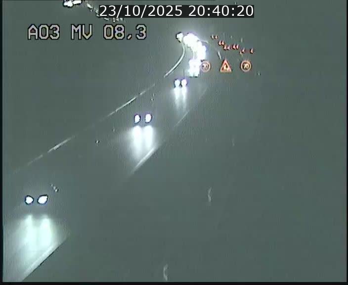 Webcam Autoroute après la Croix de Bettembourg en direction de Luxembourg sur l'A3