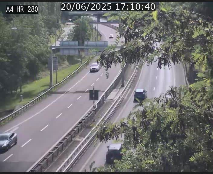 Webcam traffic A4 Luxembourg - BK 0.2 - P+R Bouillon (direction Luxembourg)