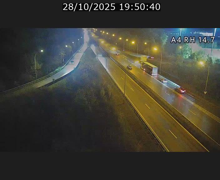 Traffic live webcam Luxembourg Jonction Lankelz - A4 - BK 14.7 - direction Luxembourg