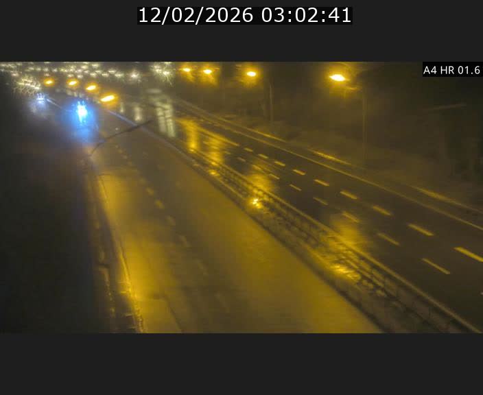 Info Trafic Luxembourg A4 - BK 1.6 - Croix de Cessange (direction Esch)