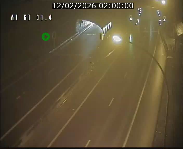 Traffic live webcam Luxembourg Hesperange - A1 direction Kirchberg - BK 1.4