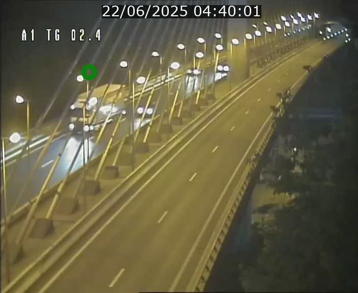 Traffic live webcam Luxembourg Sandweiler - A1 direction Luxembourg-ville - BK 2.4