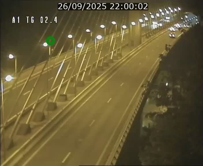 Traffic live webcam Luxembourg Sandweiler - A1 direction Luxembourg-ville - BK 2.4
