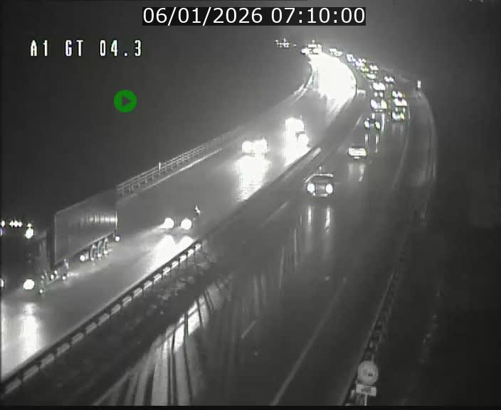 Traffic live webcam Luxembourg Itzig - A1 direction Sandweiler - BK 4.3