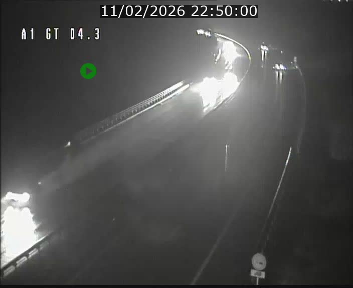 Traffic live webcam Luxembourg Itzig - A1 direction Sandweiler - BK 4.3