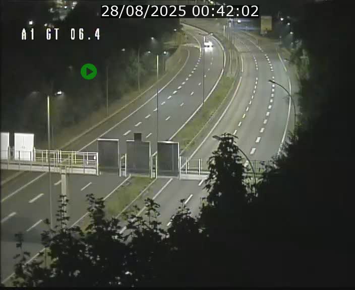 Traffic live webcam Luxembourg Hamm - A1 direction Sandweiler - BK 6.4