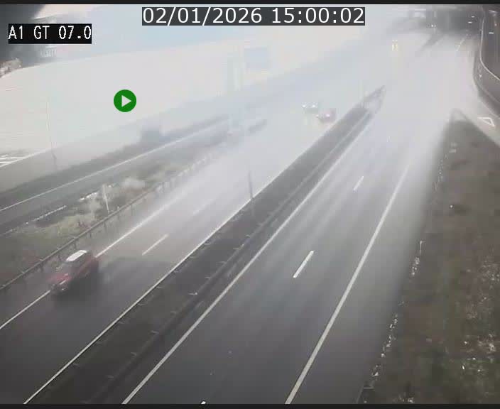 Traffic live webcam Luxembourg Cents - A1 direction Kirchberg - BK 7