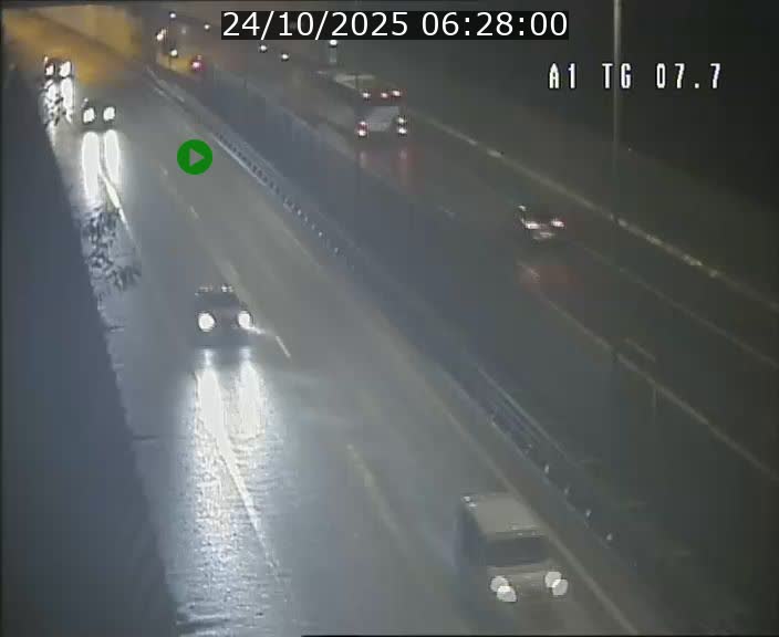 Traffic live webcam Luxembourg Kirchberg - A1 direction Luxembourg-ville - BK 7.7