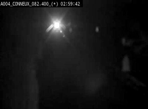 Webcam à hauteur de Conneux sur l'E411 en direction du sud de la Belgique