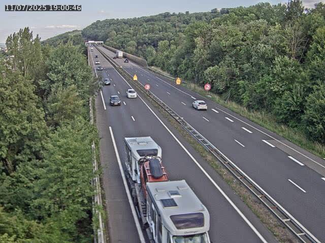 Caméra autoroute France - A30, Hayange direction Metz