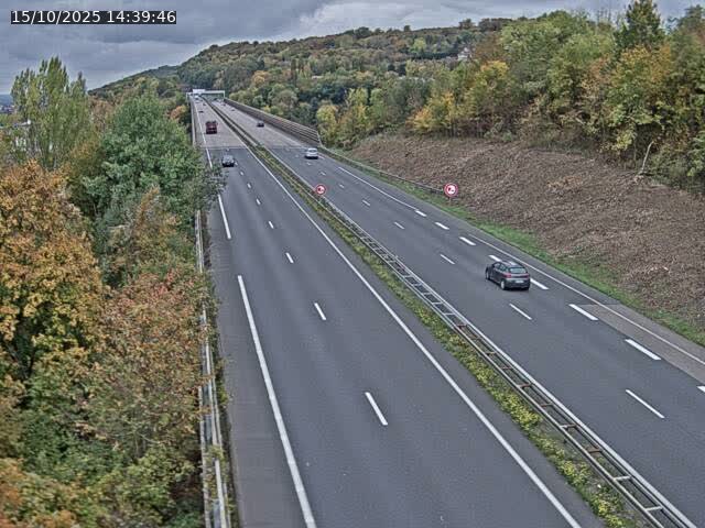 Caméra autoroute France - A30, Hayange direction Metz