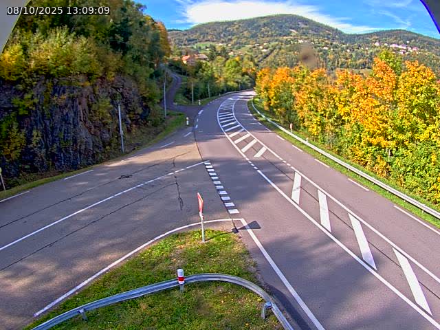 Caméra autoroute France - N66, col du Bussang direction Remiremont