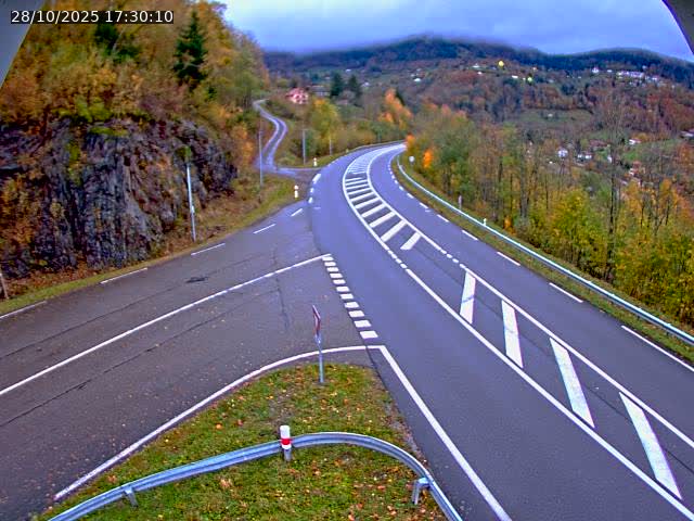 Caméra autoroute France - N66, col du Bussang direction Remiremont