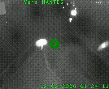 Webcam N147 au nord de Poitiers et à la jonction avec la A10