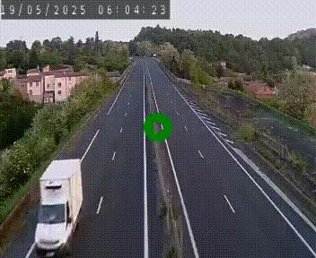 Caméra autoroute A75 à hauteur de Coudes, en direction de Clermont-Ferrand