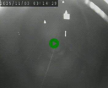 Caméra autoroute A75 à hauteur du col de la Fageole en direction de Clermont-Ferrand