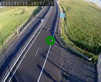 Caméra autoroute A75 à hauteur du col de la Fageole en direction de Clermont-Ferrand
