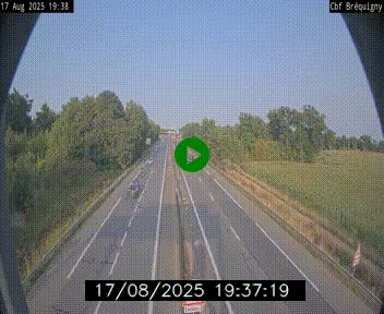 Webcam sur le périphérique de Rennes (N136) à hauteur du quartier Bréquigny, au sud de la ville