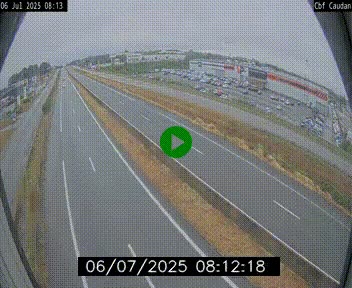 Webcam sur la N165 à hauteur de Caudan, dans le Morbihan.