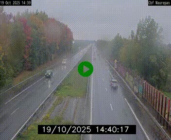 Webcam sur le périphérique de Rennes (N136) à hauteur de Maurepas, au nord de la ville