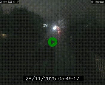 Webcam sur le périphérique de Rennes (N136) à hauteur de Maurepas, au nord de la ville