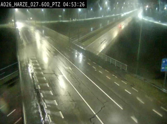 Caméra autoroute Belgique - Sougné-Remouchamps,E25 direction Luxembourg