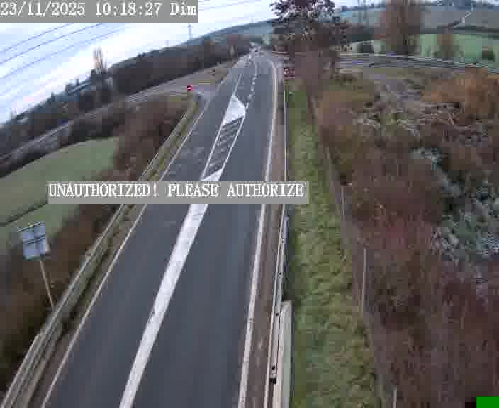 Point de vue trafic déployé sur D181a (France) à Sainte Marie aux Chênes, regardant vers Homecourt, aidant conducteurs et services à anticiper les flux.