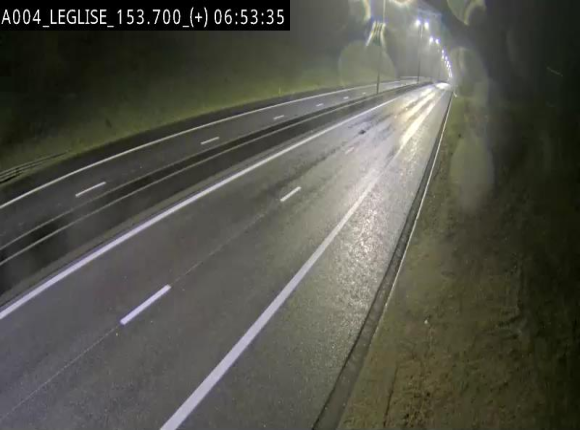 Webcam autoroute E411 à hauteur de Léglise, en direction de Luxembourg