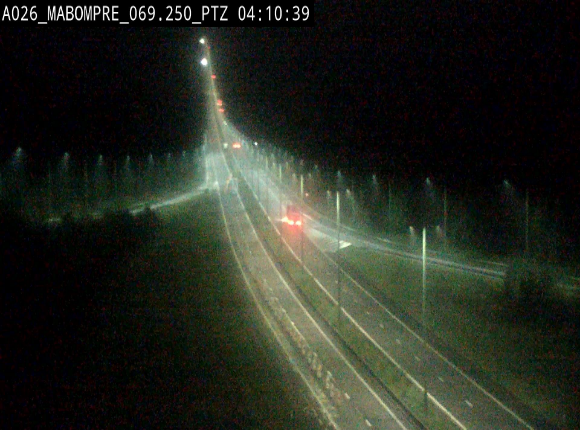 Webcam E25 (A26) à Mabompré. Vue orientée vers Liège