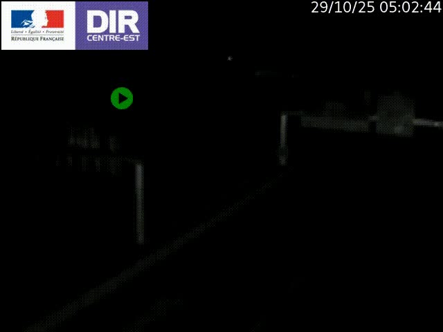 Caméra de circulation routière sur le boulevard périphérique Laurent Bonnevay de Lyon (D383) à hauteur de Bron, avant la jonction avec l'A43. Vue orientée vers l'échangeur