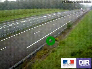 Webcam autoroute sur l'A77 à hauteur de Pouilly-sur-Loire en direction de Nevers