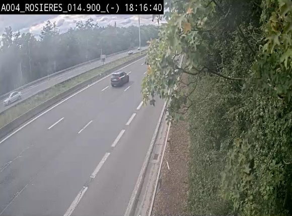 Webcam traffic E411(A4) - BK 14.4 - Rosières
