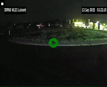 Webcam en périphérie de Chartres sur la N123, à hauteur de Luisant. Vue orientée vers Chartres