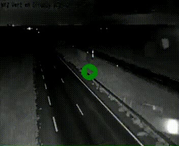 Webcam à hauteur de Vert-en-Drouais sur la N12, en périphérie de Dreux. Vue orientée vers Alençon