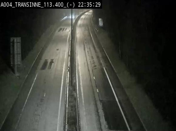 Caméra trafic E411 (A4) - Transinne direction Namur - BK 113.425